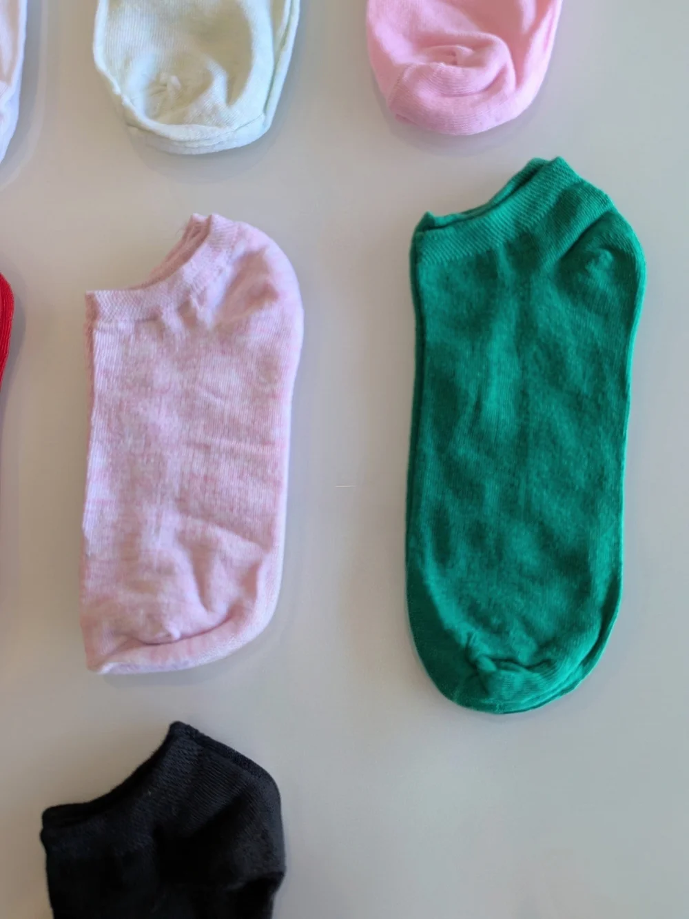 10 Pair Women’s Ankle Socks Low Cut Athletic Multicolored Cotton Breathable